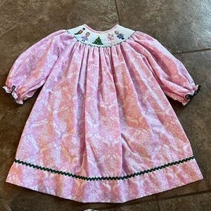 Nutcracker Smocked Dress